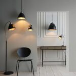 Endon Franklin Task Wall Light Aged Pewter & Black