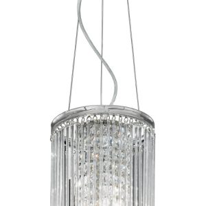 Franklite FL2310/3 Charisma 3 light ceiling pendant in polished chrome