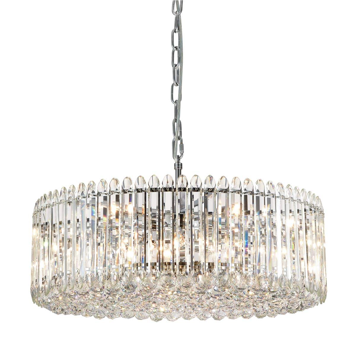 Classic Quality 15 Light Luxury Crystal Chandelier Polished Chrome