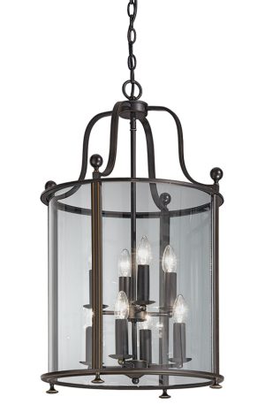 Franklite LA7001/8 Pasillo large 8 light antique bronze hanging lantern