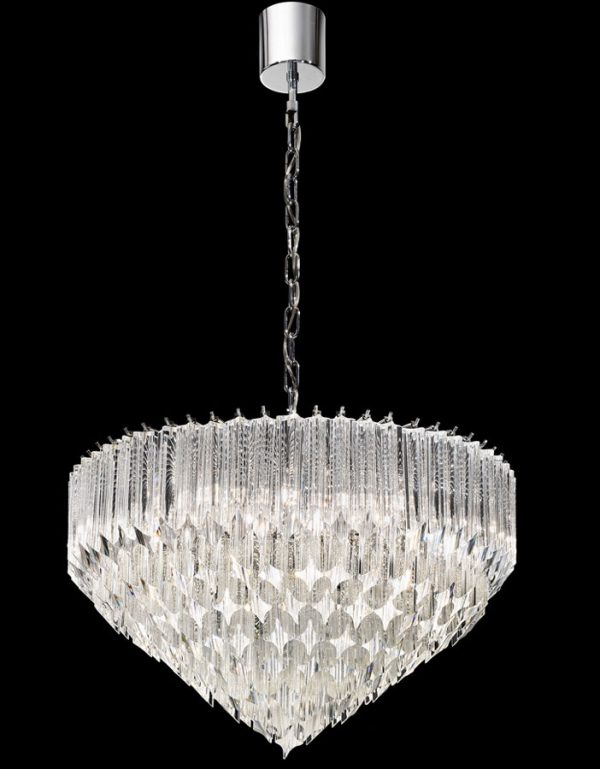 Franklite FL2266/6 Valentina 6 light Italian crystal pendant ceiling light