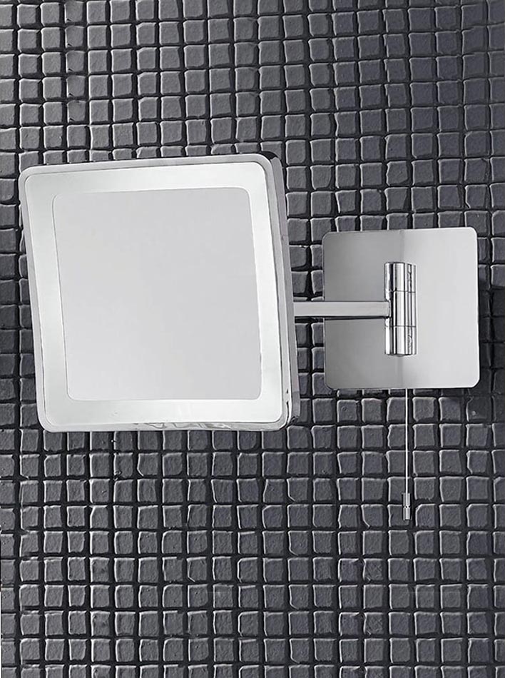 Adjustable Low Energy Switched Bathroom Mirror Light Chrome IP44