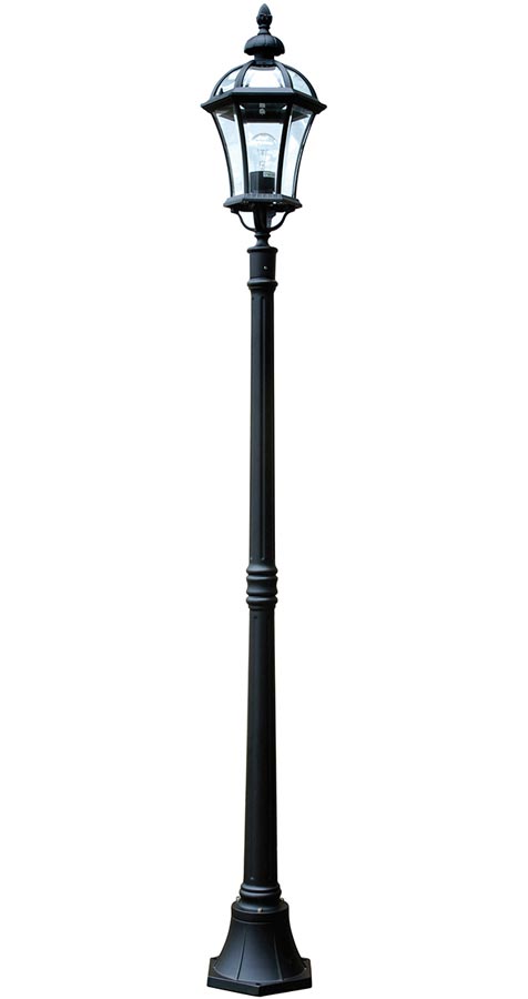 Elstead Ledbury 1 Light Traditional Outdoor Lamp Post Black