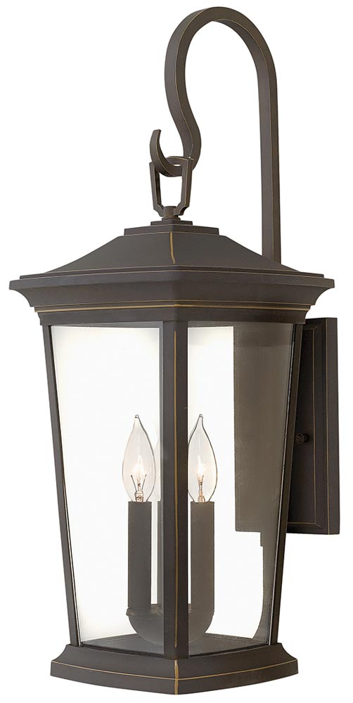 Hinkley Bromley 3 Light Large Outdoor Wall Lantern Oil Rubbed Bronze
