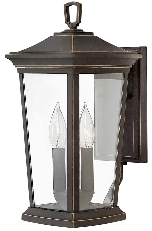 Hinkley Bromley 2 Light Medium Outdoor Wall Lantern Oil Rubbed Bronze