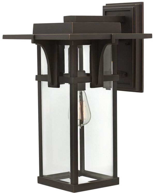 Hinkley Manhattan Large Outdoor Wall Lantern Oil Rubbed Bronze