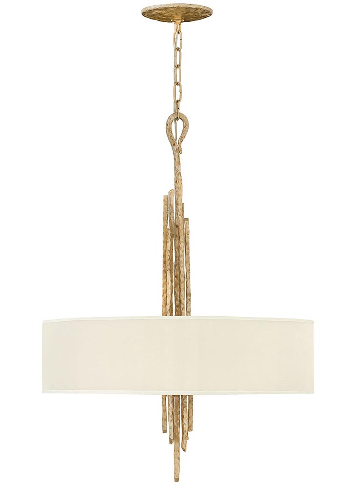 Hinkley Spyre 6 Light Ceiling Pendant Champagne Gold