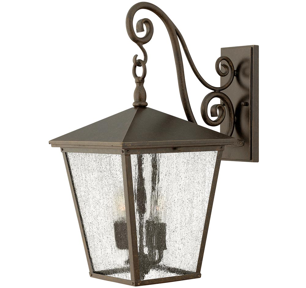 Hinkley Trellis 4 Light Large Outdoor Wall Lantern Regency Bronze