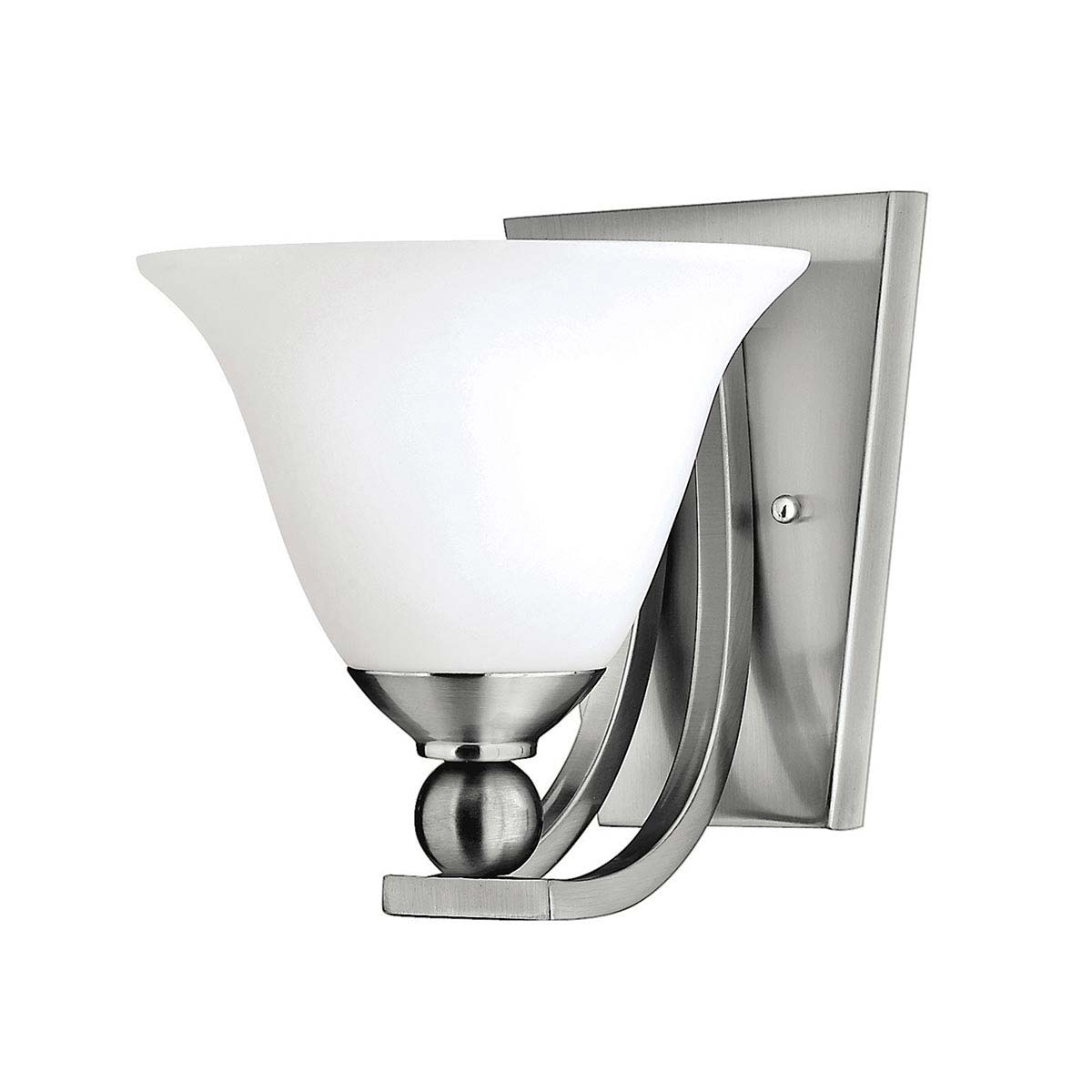 Hinkley Bolla Quality Art Deco Style Single Wall Light Satin Nickel