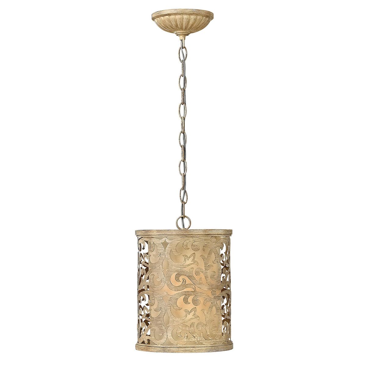 Hinkley Carabel 1 Light Mini Ceiling Pendant Brushed Champagne