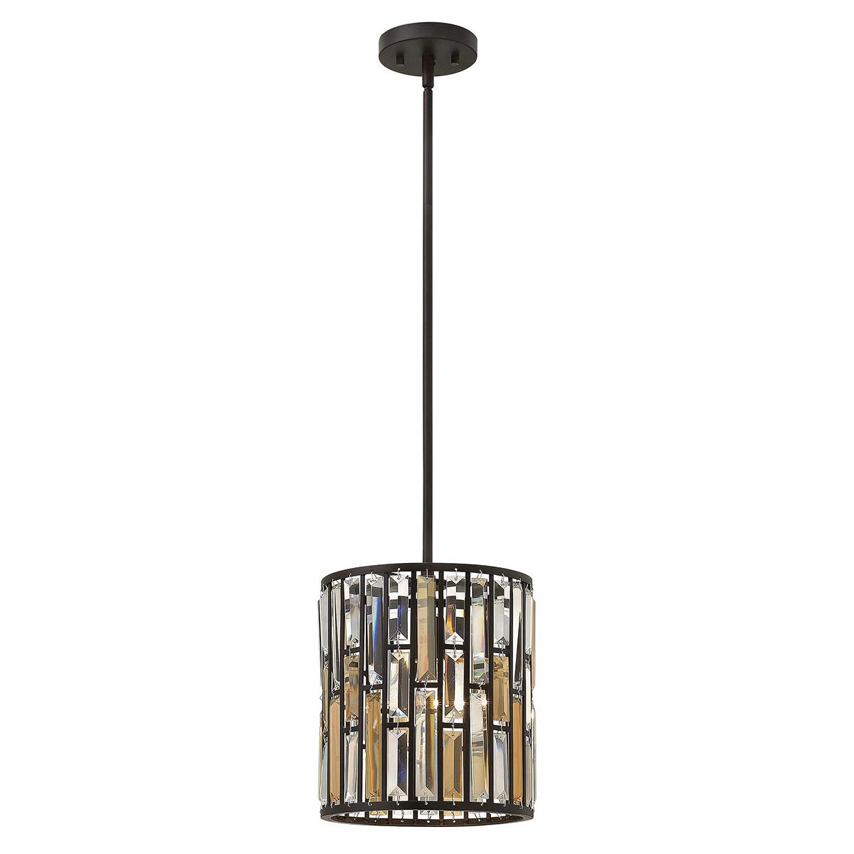 Hinkley Gemma Luxury Mini Crystal Kitchen Pendant Vintage Bronze
