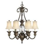 Hinkley Plantation 7 Light Chandelier Pearl Bronze