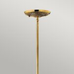 Plantation Solid Burnished Brass 1 Lamp Mini Pendant Ceiling Light
