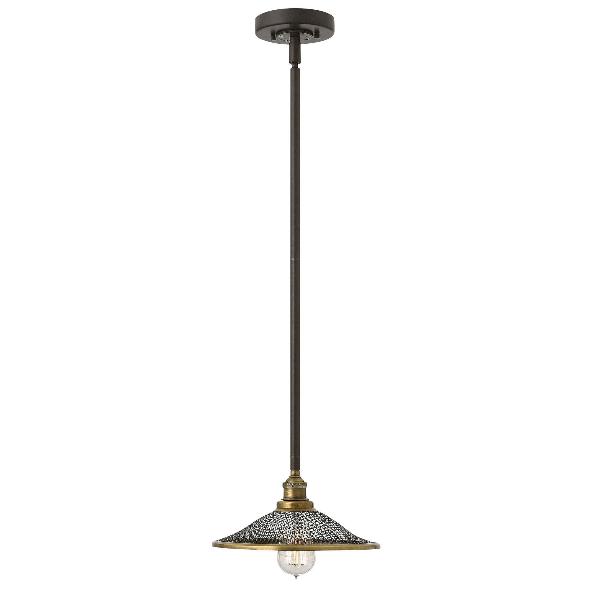 Hinkley Rigby Buckeye Bronze Industrial Kitchen Pendant Light