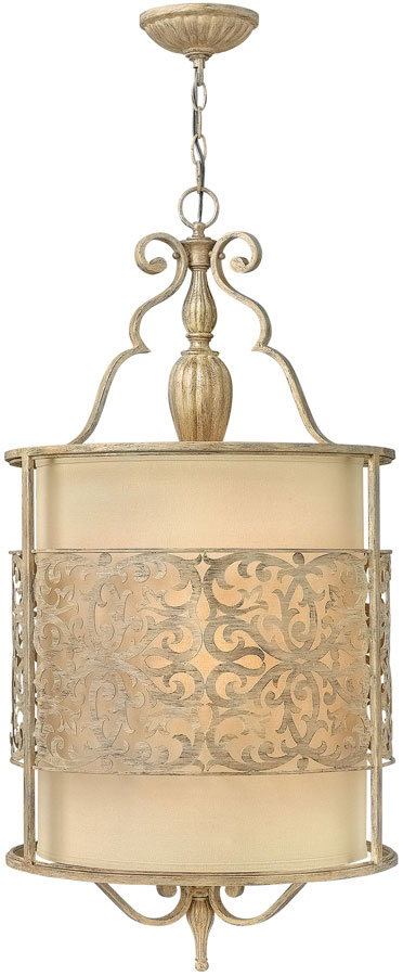 Hinkley Carabel 4 Light Large Ceiling Pendant Brushed Champagne