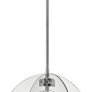 Solstice Contemporary 4 Light Glass Sphere Pendant Chrome