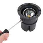 Hoxton 6w Cool White LED Tilt Driveover Light Stainless Steel IP67