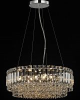 Endon Viviana Large 15 Light Champagne Crystal Chandelier Chrome Endon Viviana Large 15 Light Champagne Crystal Chandelier Chrome