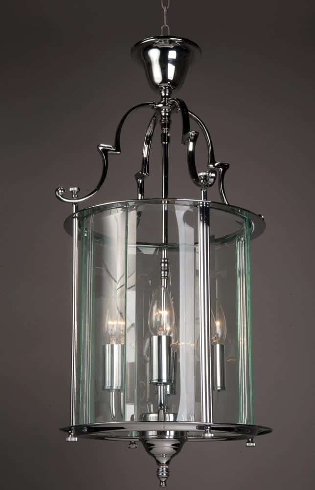 Impex Colchester Georgian 4 Light Hanging Lantern Polished Chrome