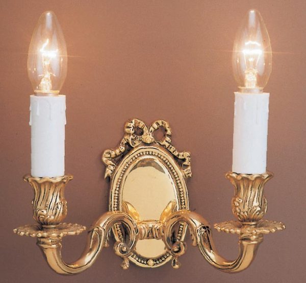 Sandringham High Quality Solid Brass Double Wall Light