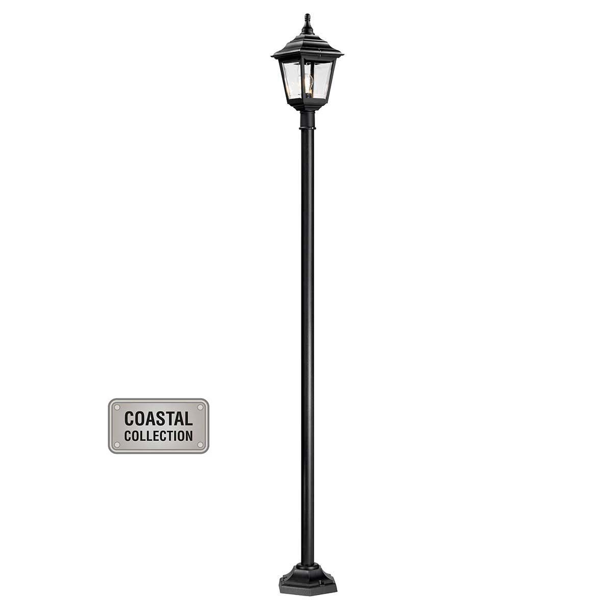 Elstead Kerry Corrosion Proof 1 Light Outdoor Lamp Post Black