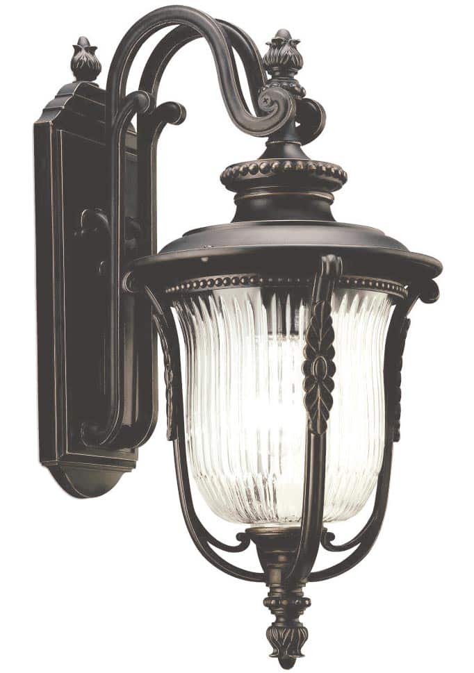 Kichler Luverne 1 Light Medium Outdoor Wall Lantern Oil Rubbed Bronze