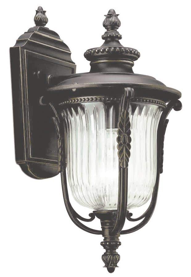 Kichler Luverne 1 Light Small Outdoor Wall Lantern Oil Rubbed Bronze