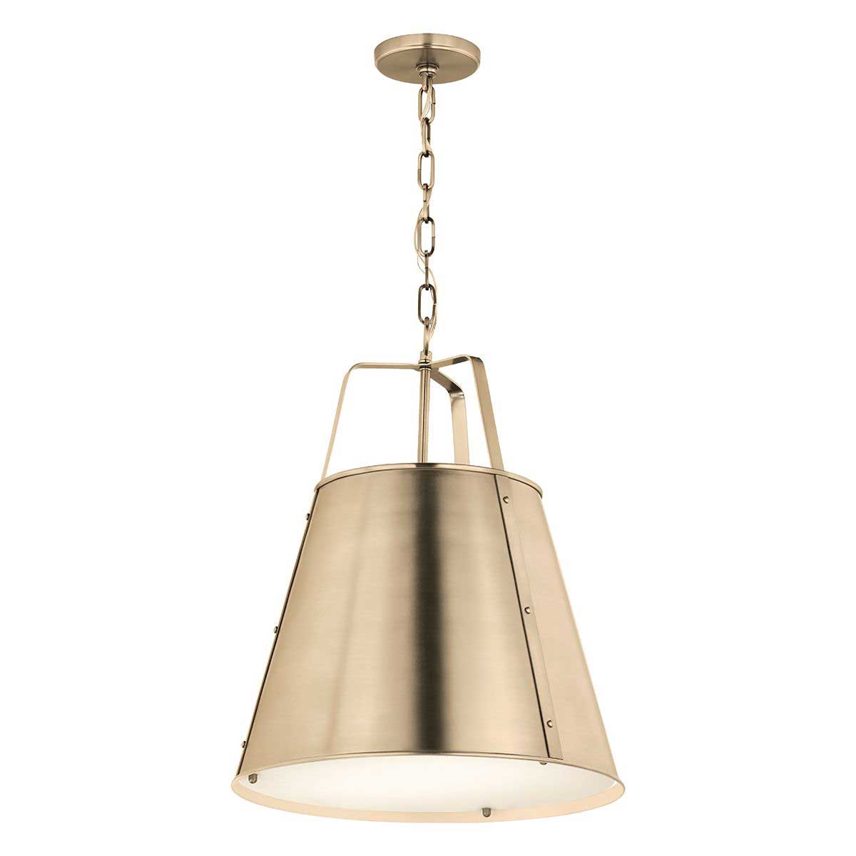 Kichler Etcher Large 2 Light Pendant in Champagne Bronze