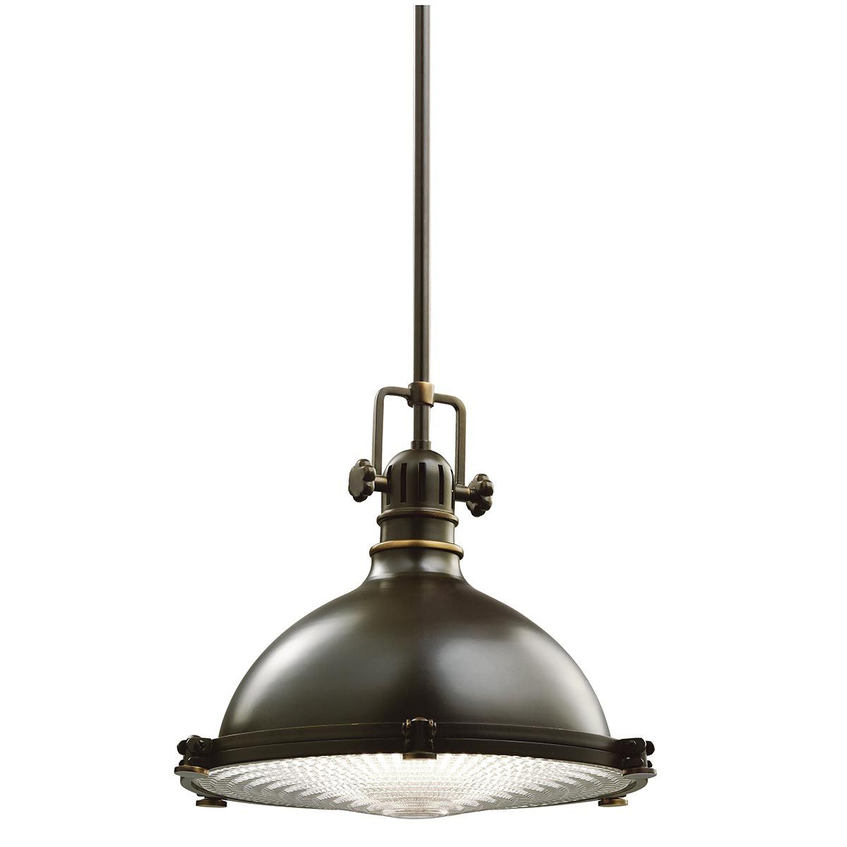 Kichler Hatteras Bay Medium Industrial Kitchen Pendant Olde Bronze