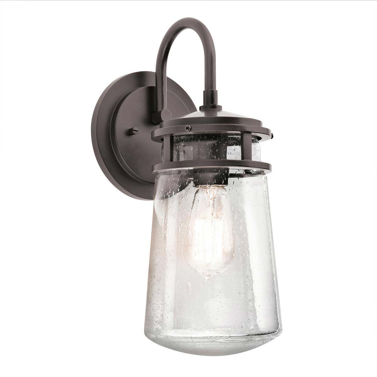 Kichler Lyndon 1 Light Medium Outdoor Wall Lantern Architectural Bronze