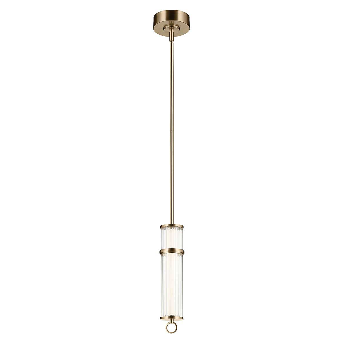 Kichler Riven Modern LED Mini Pendant Champagne Bronze