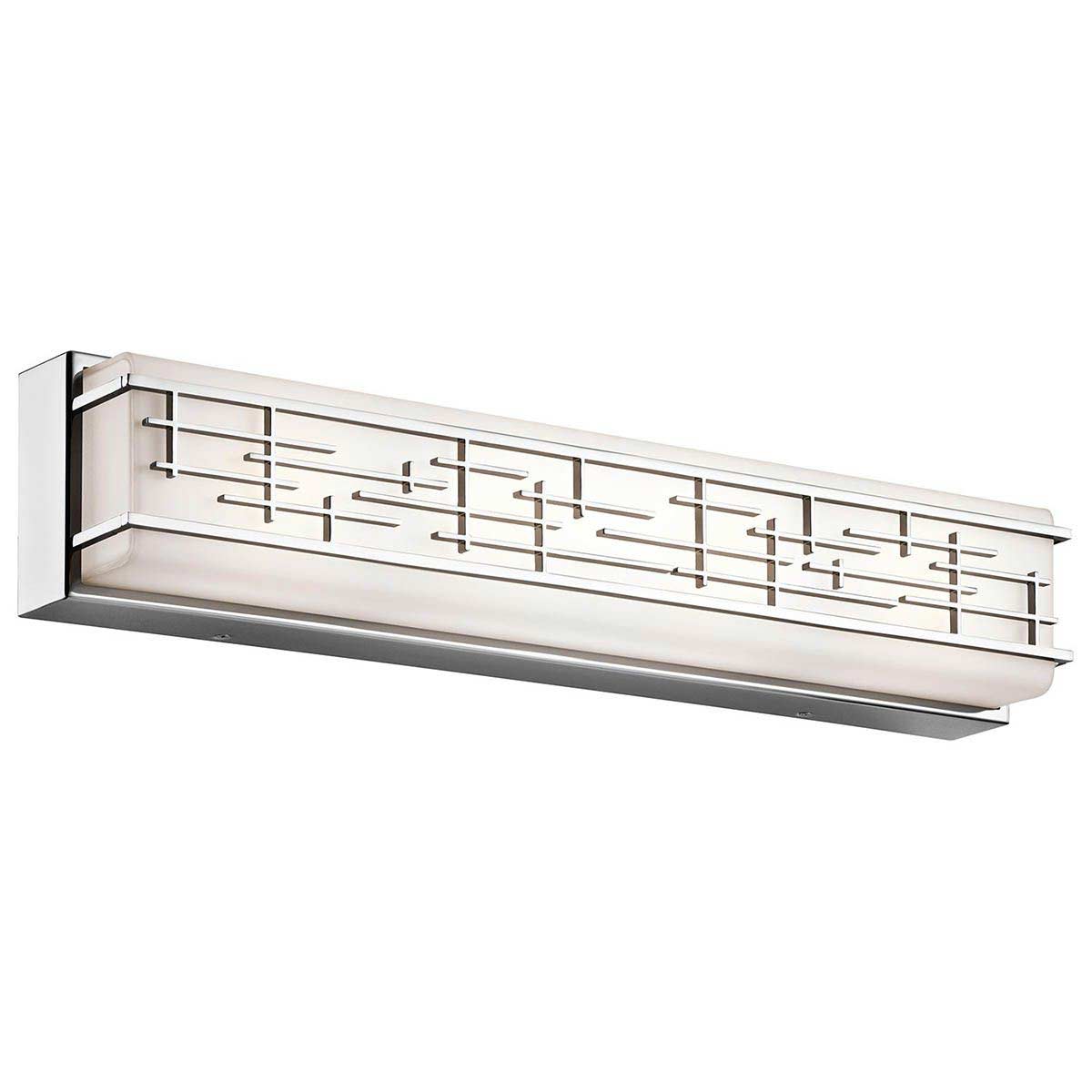 Kichler Zolon Large 28w LED Bathroom Wall Mirror Light Chrome IP44