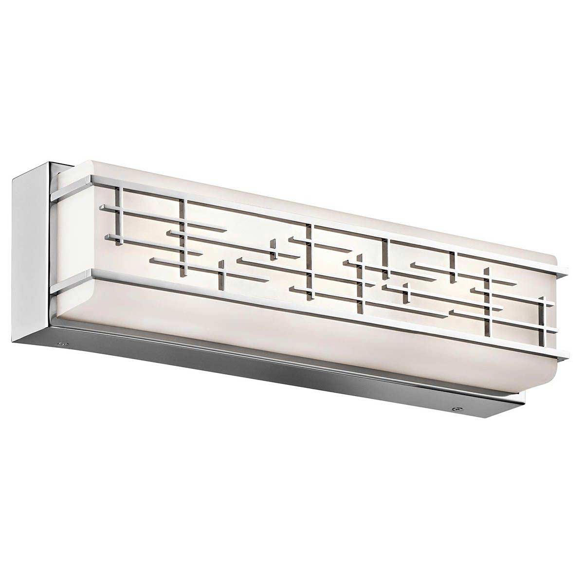 Kichler Zolon Medium 21w LED Bathroom Wall Mirror Light Chrome IP44