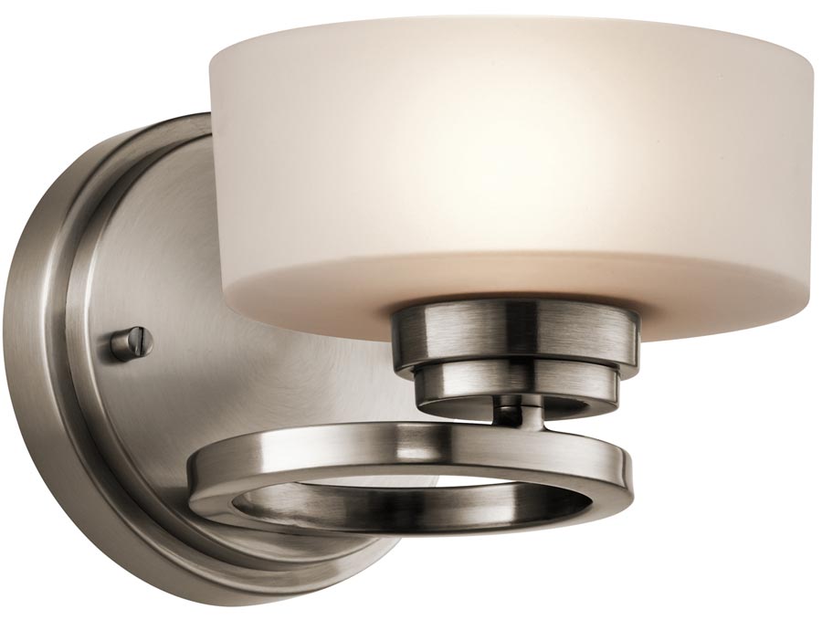 Kichler Aleeka 1 Light Contemporary Wall Lamp Classic Pewter