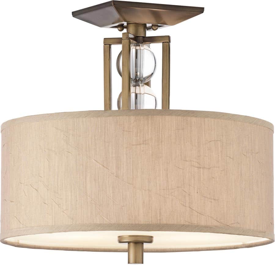 Kichler Celestial Small 3 Light Semi Flush Cambridge Bronze Kl