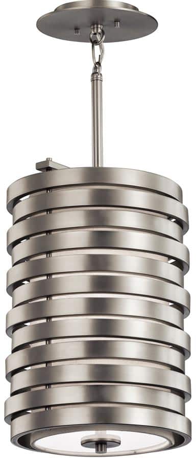 Kichler Roswell Designer 1 Light Pendant Brushed Nickel