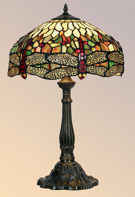 Large Dragonfly 400mm Tiffany Table Lamp