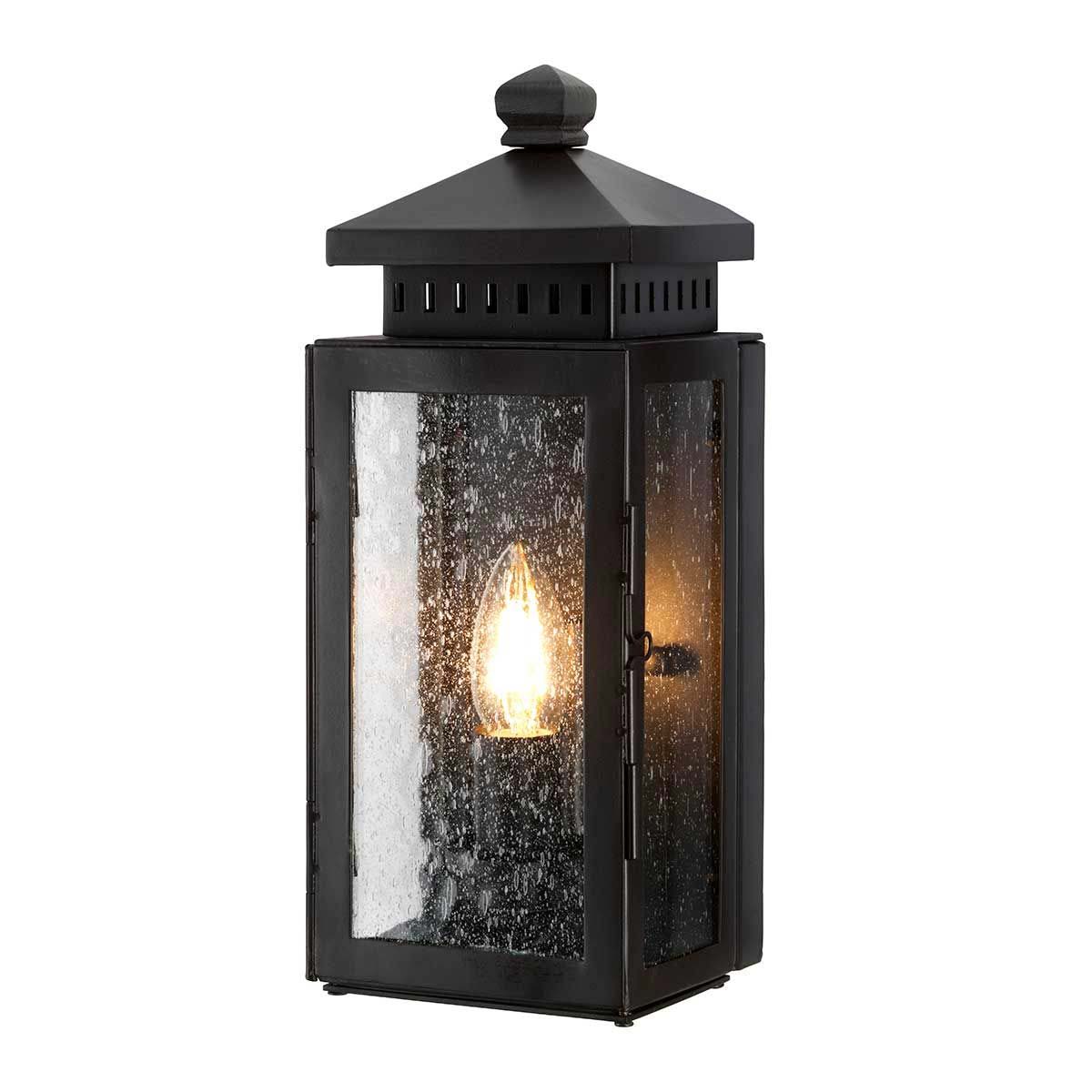 Matlock Wrought Iron Period Outdoor Wall Light