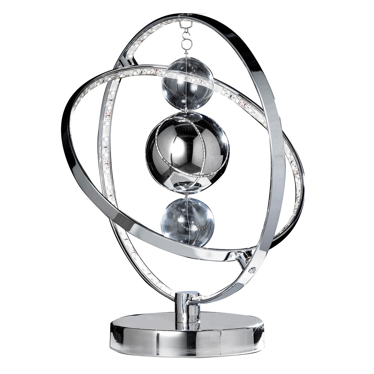 Endon Muni LED Table Lamp Polished Chrome Contemporary