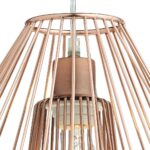 Dar Needle Easy Fit Pendant Light Shade Copper Wirework