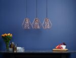 Dar Needle Easy Fit Pendant Light Shade Copper Wirework