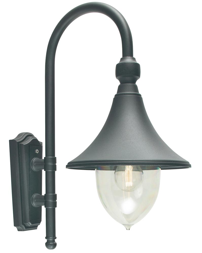 Norlys Firenze 1 Light Outdoor Wall Lantern Black