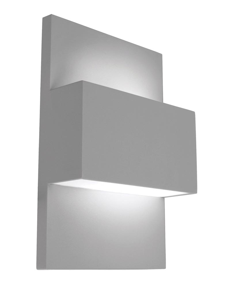 Norlys Geneve Up & Down Outdoor Wall Light Aluminium