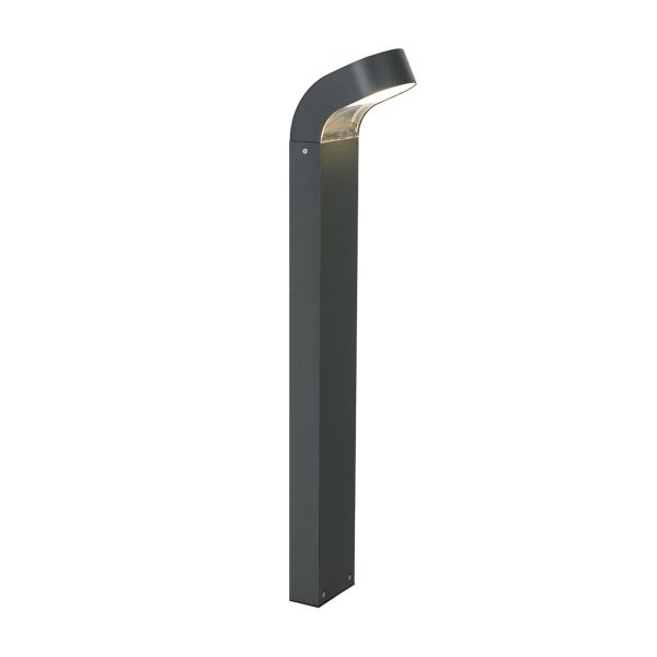 Molde LED modern 80cm outdoor bollard light in graphite main image