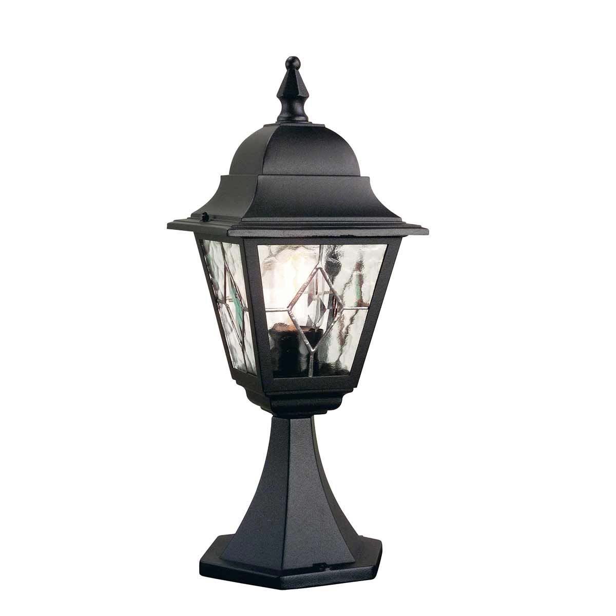 Elstead Norfolk Traditional Black Outdoor Post Top Lantern