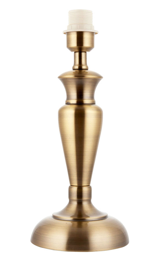 Oslo Medium Antique Brass Finish Table Lamp Base Only OSLOMAN