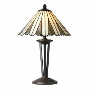 Regan small Art Deco style Tiffany table lamp main image