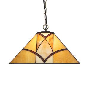 Portia Art Nouveau Tiffany pendant light main image