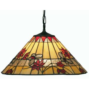 Butterfly Tiffany style pendant light main image