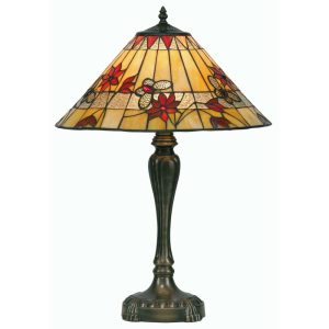 Butterfly large Tiffany style table lamp main image